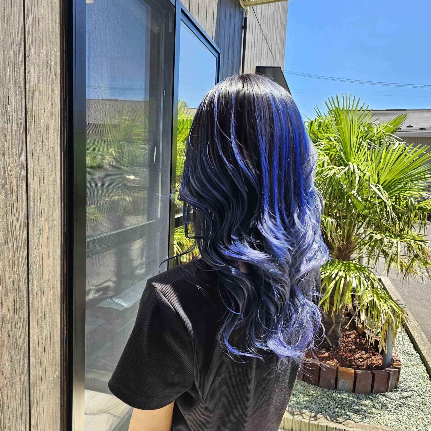 ブルー×バレイヤージュ💙🩵