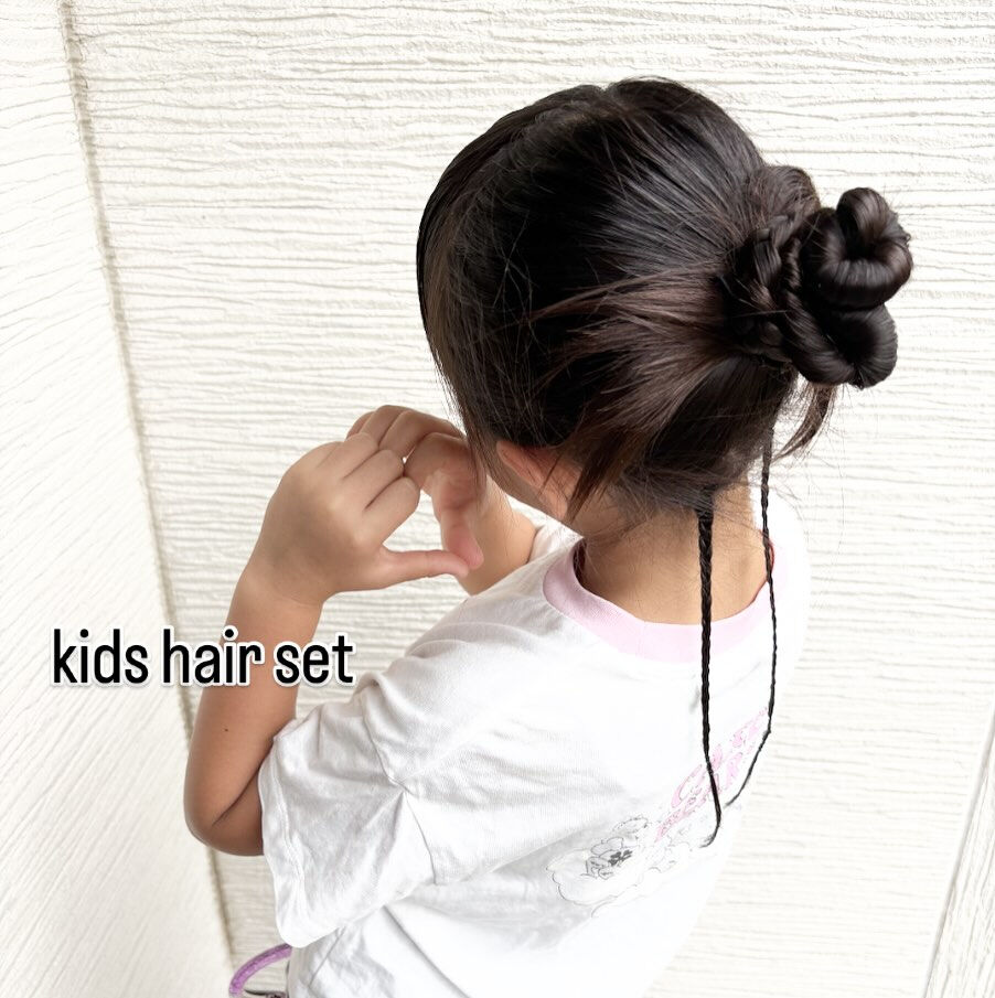 キッズのヘアセット👧