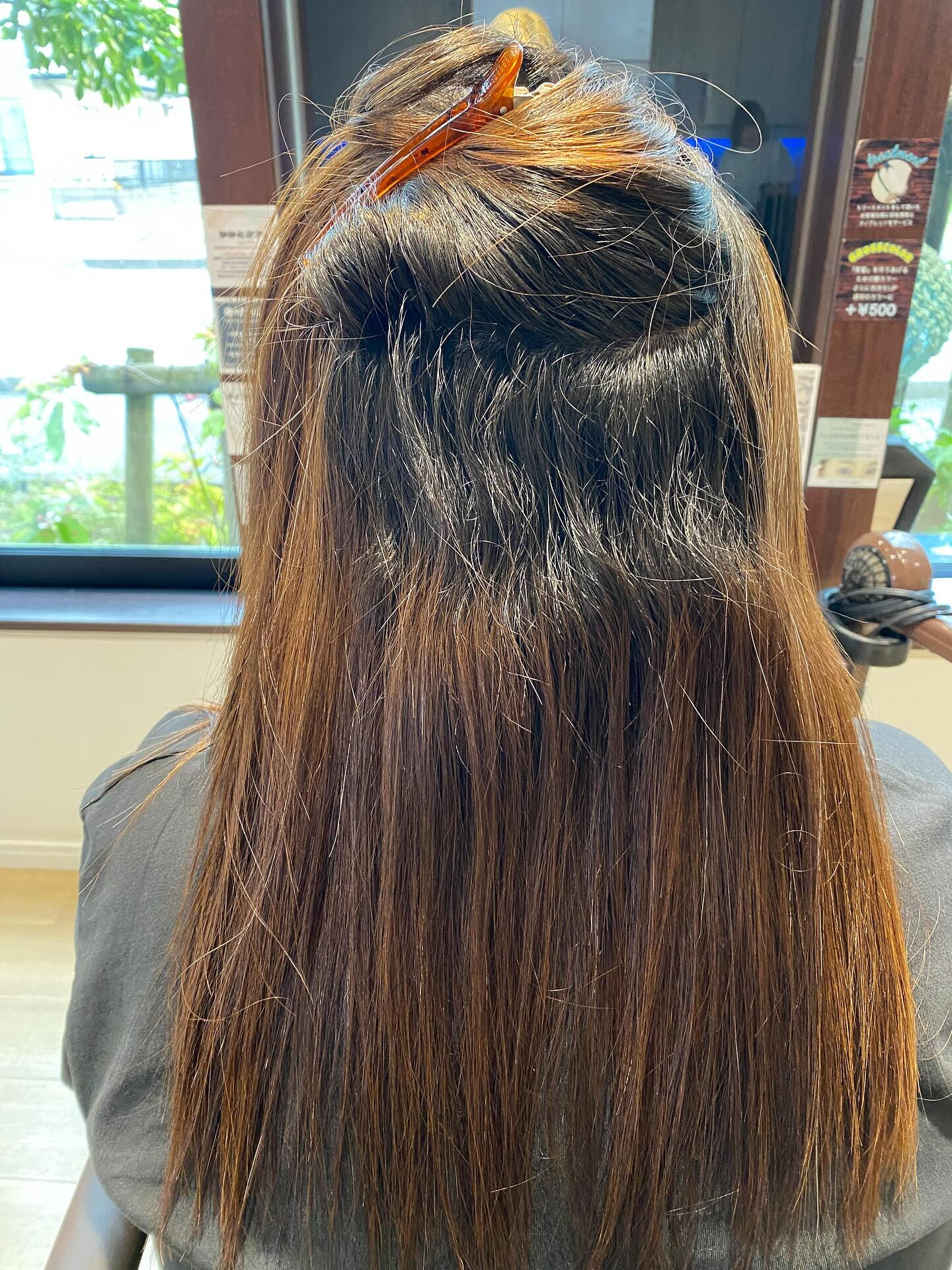 カットカラー、ココナッツストレートのお客様(^^)