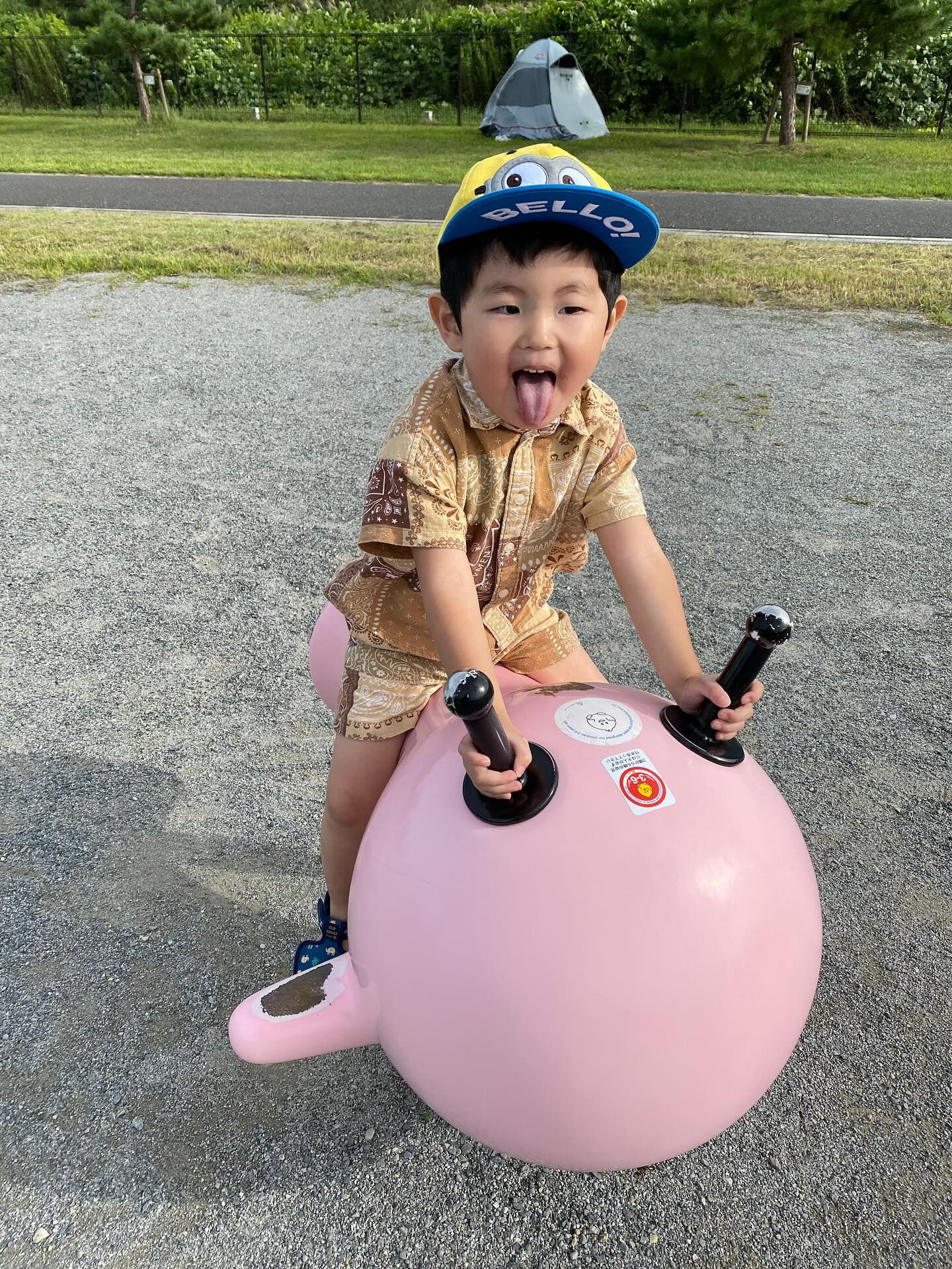 お休みの日に怪獣たちを引き連れ公園へ🛝