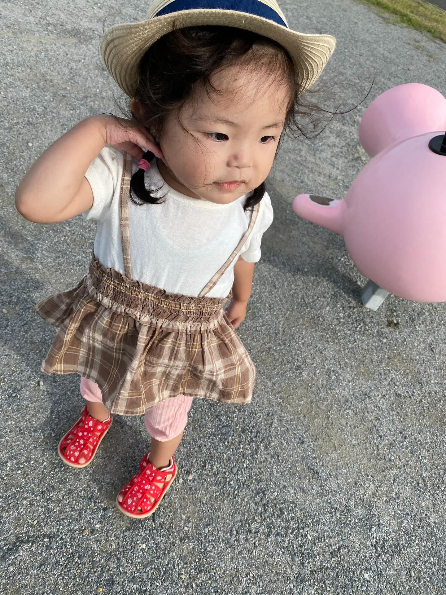 お休みの日に怪獣たちを引き連れ公園へ🛝