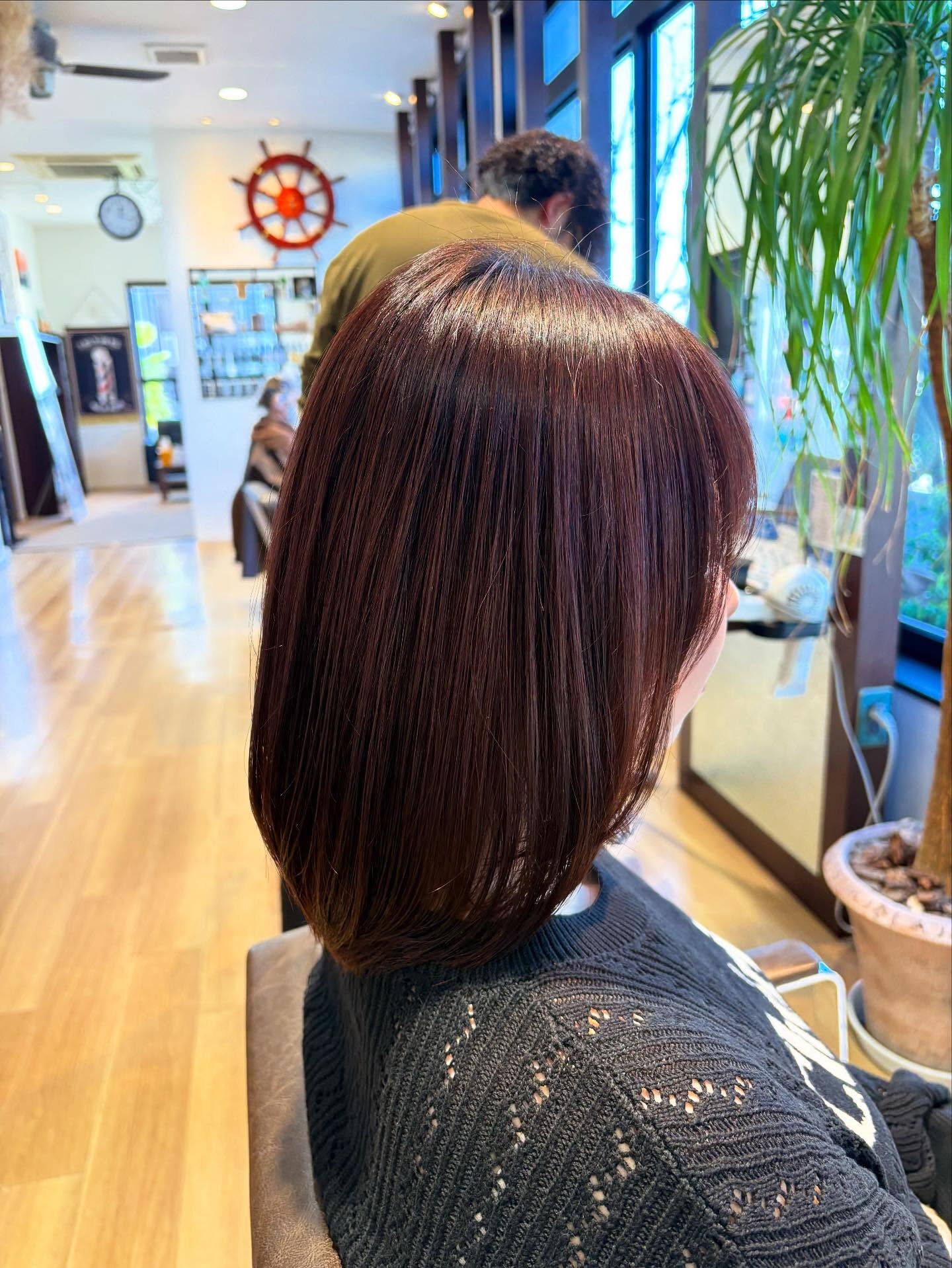 ロングヘアからバッサリ〜