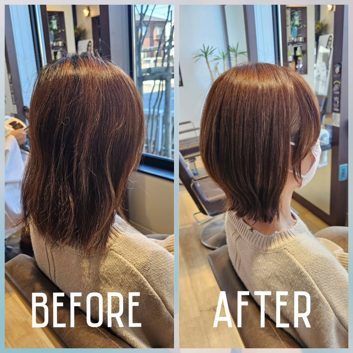 ✂️ 切りっぱなしレイヤーボブ✂️