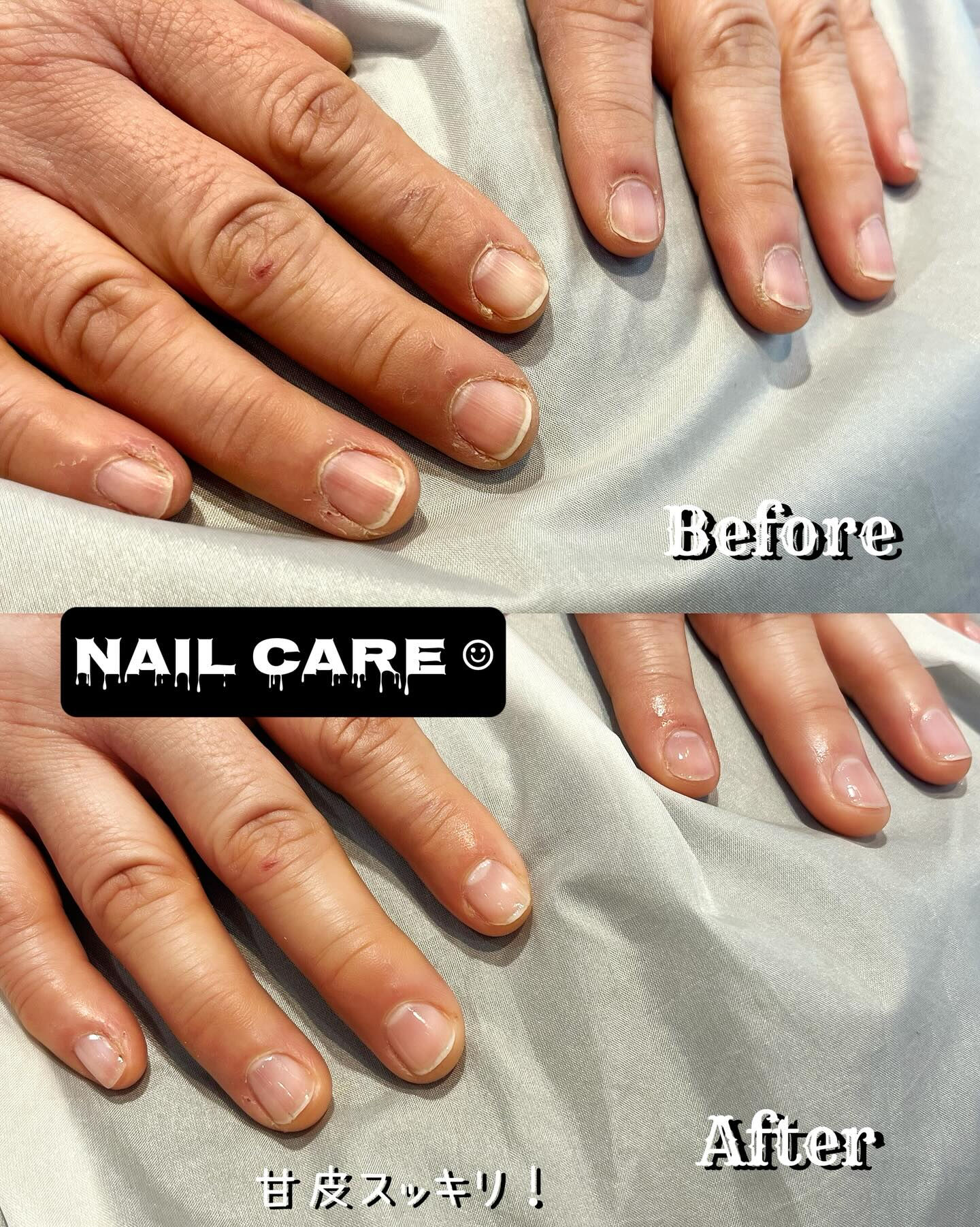 ネイルケアのお客様💅🏽