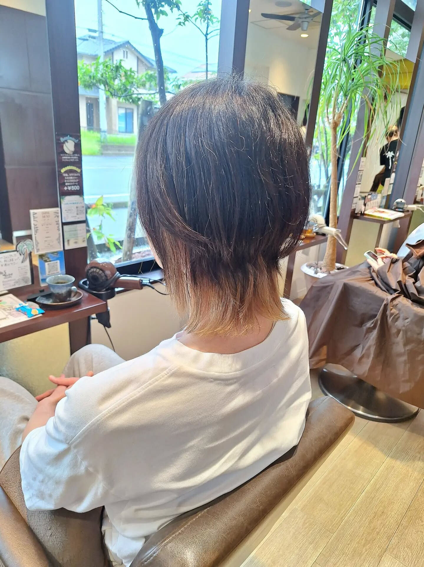 ウルフヘア×インナーカラー