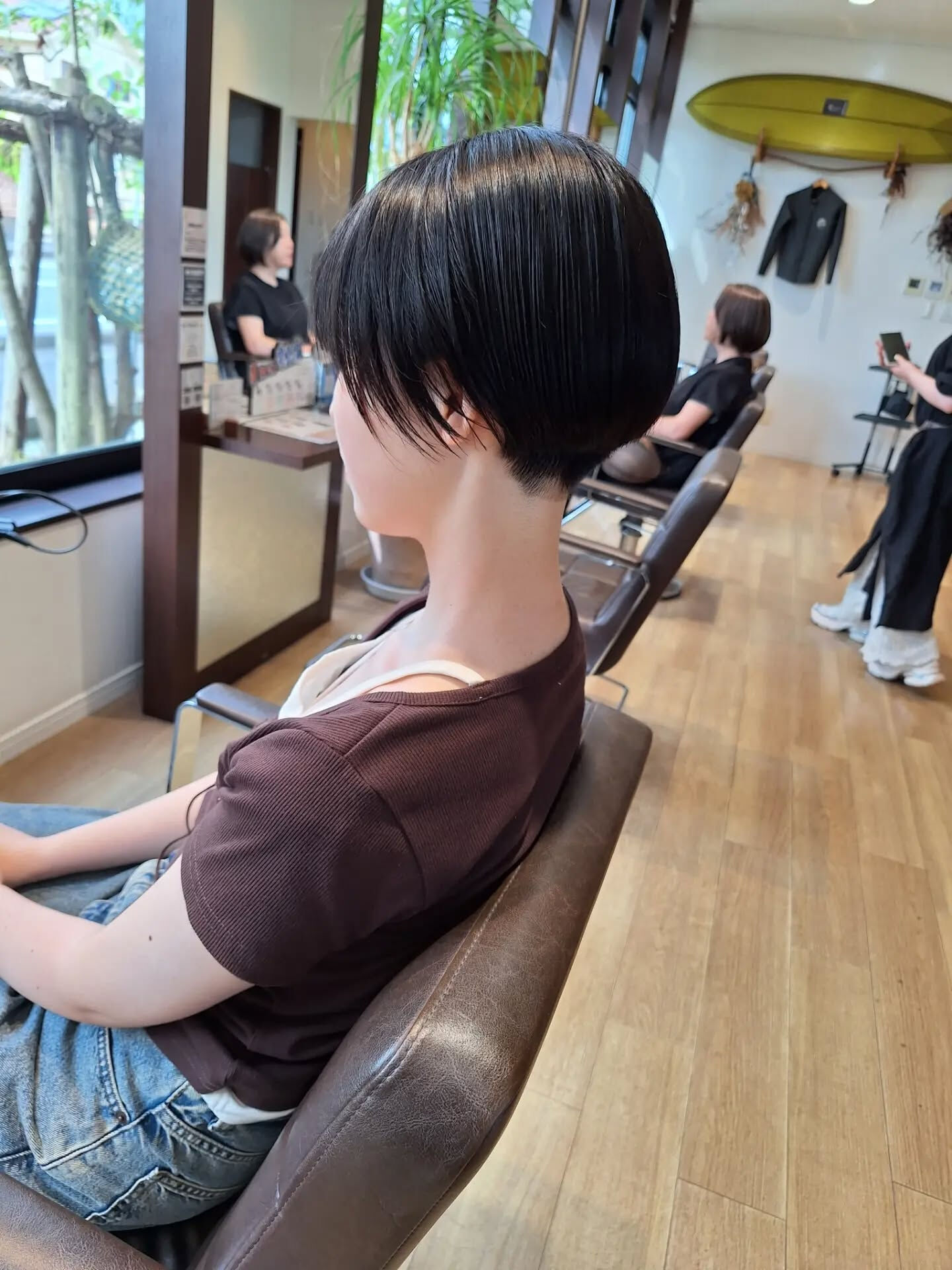 丸みのあるシルエットが可愛い、コンパクトショート✂️