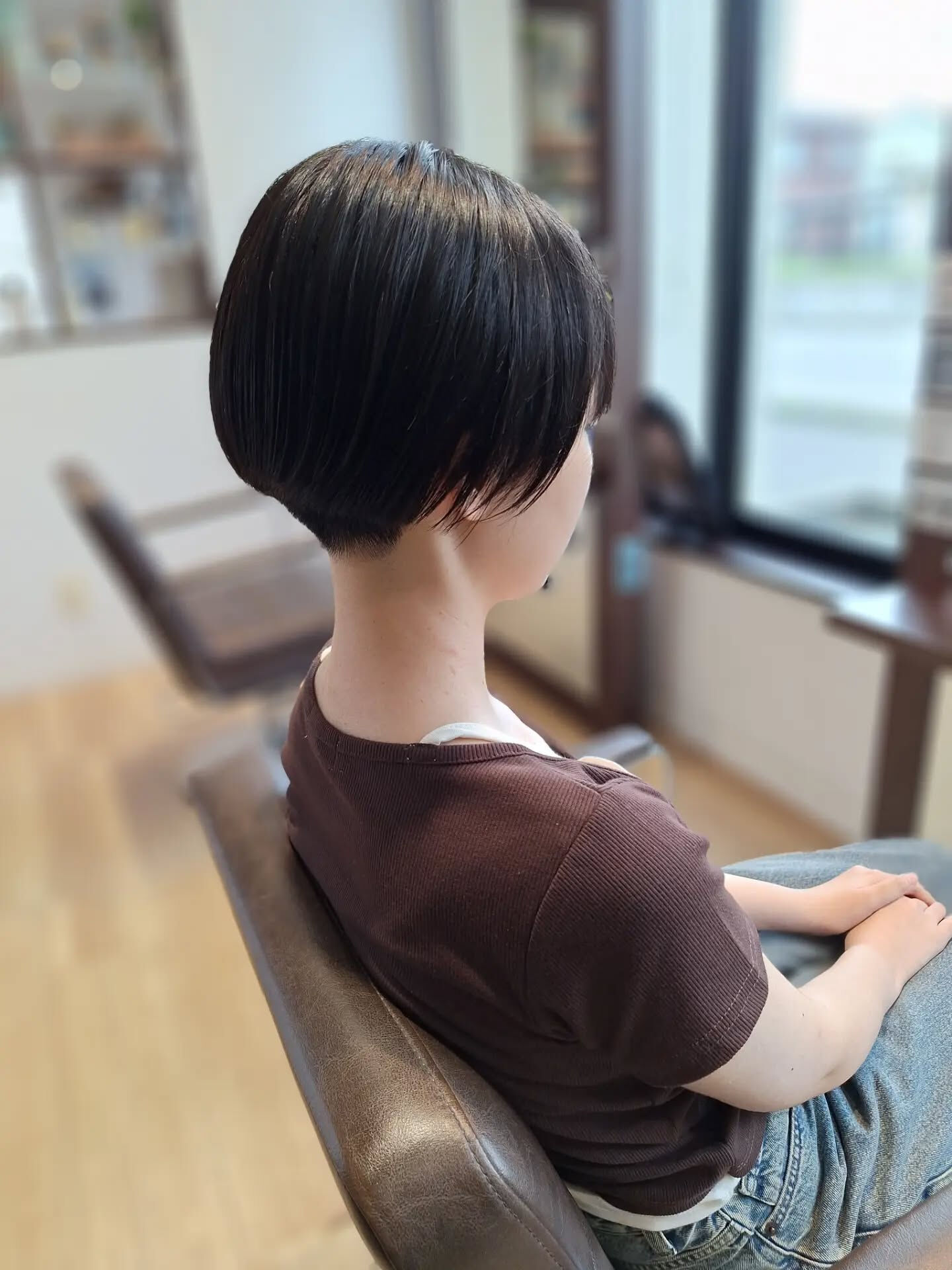 丸みのあるシルエットが可愛い、コンパクトショート✂️