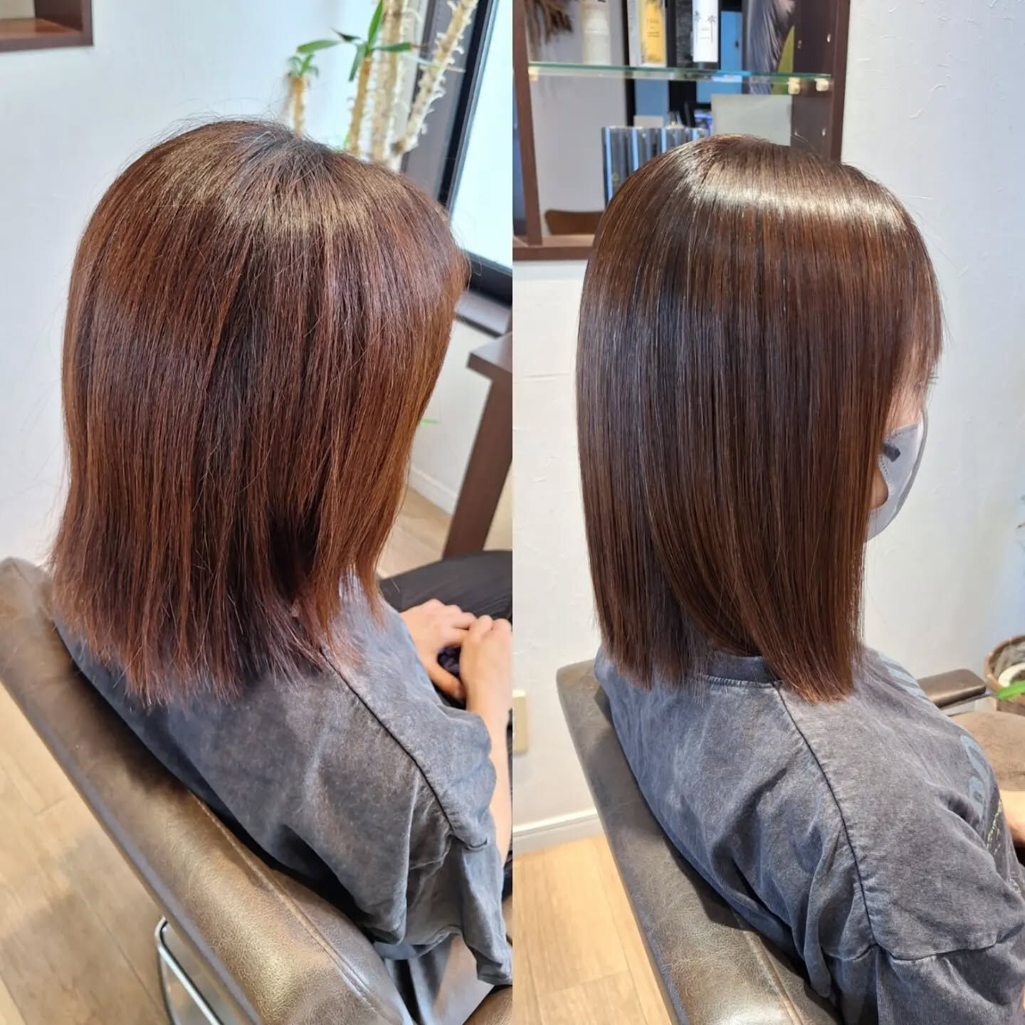 ココナッツストレートで、ツヤ髪ストレートに ✨