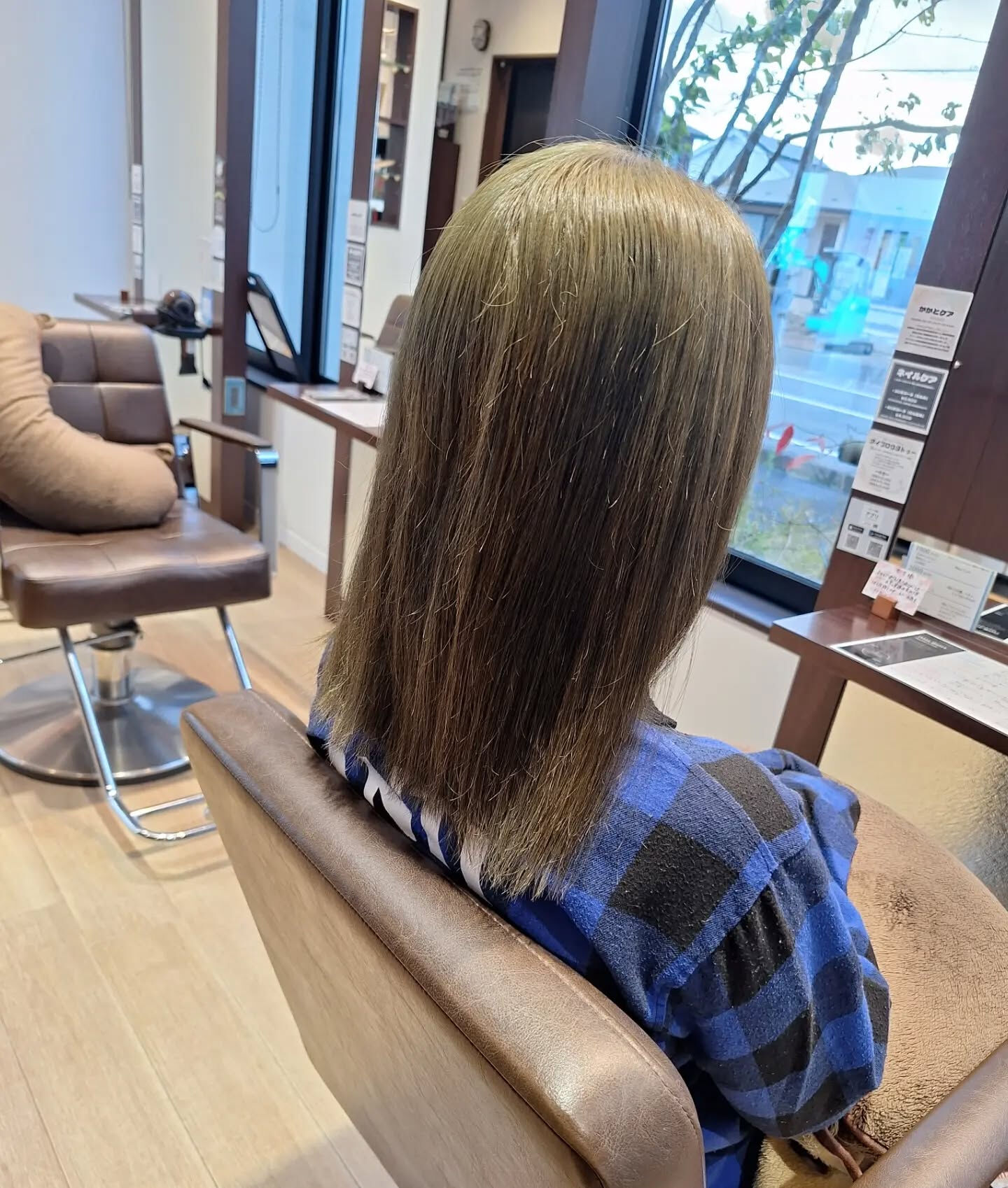 赤みを完全に消して、色落ちまで綺麗に楽しめるオリーブカラー🫒